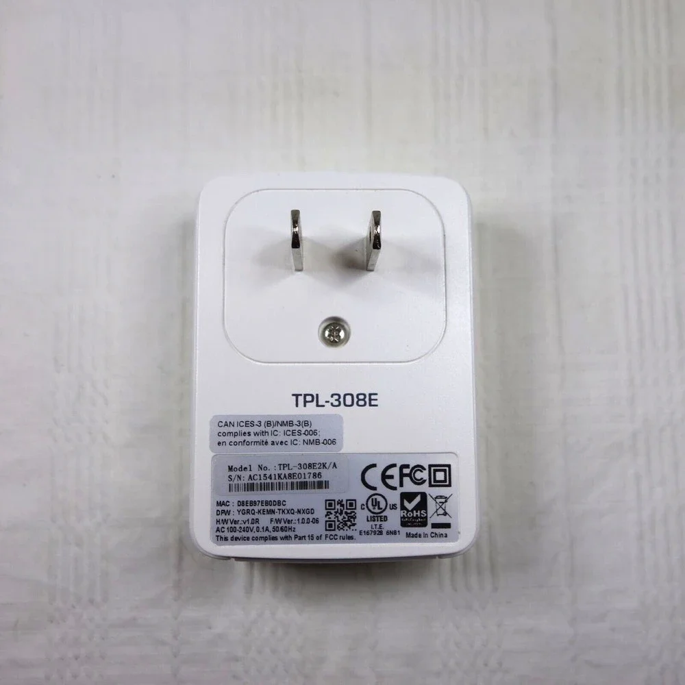 TRENDnet Powerline 200 AV Nano Network Adapter TPL-308E2K/A